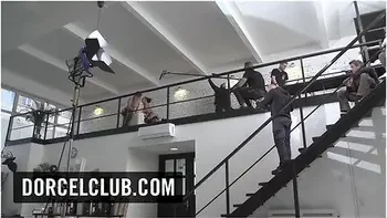 Behind The - My Stepfathers Secretary - Cherry Kiss, Blue Angel And Shona River