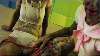 How To Bondage - Frog Tie Tutorial - Shibari Workshop With Petite Blonde