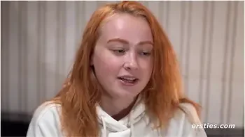 Amateur Redhead Babe Fingers Herself Outdoors