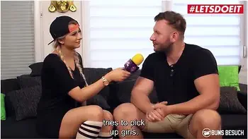 Josy Black German Pornstar Has Interracial Sex With Amateur Guy