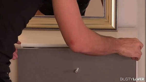 Busty lovers burglar caught by Kyra Hot horny for his cock in her wet pussy