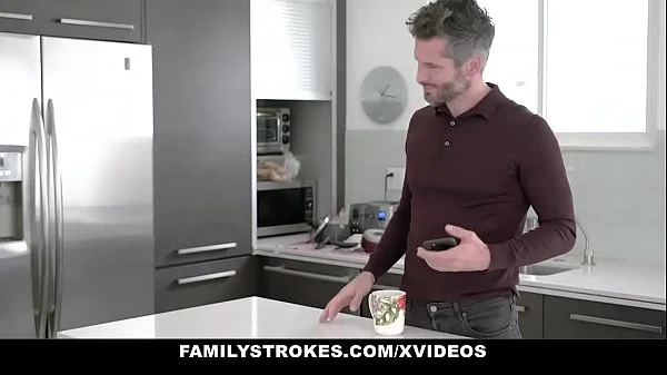 FamilyStrokes - StepDaddy Banging His Hot Black StepDaughter (Brixley Benz)