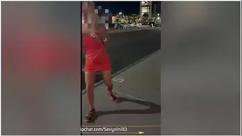 Naked Street In Sexynini83 - Naked In Vegas Street