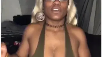 Smoking Milf Teases With Big Tits