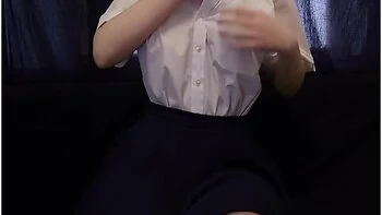 Asian Woman Undresses On The Camera And Gently Passages Herself