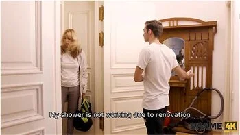 Tommy Gold And Marta Bellefleur In Student 18+ Enters Bathroom And Meets Stepmoms Friend Wet And