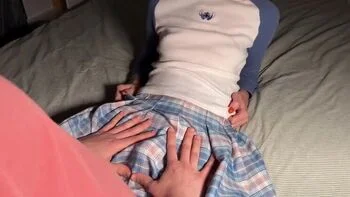 Step Sister Wet Panties Rubbing and Fucking - No Penetration Fears with Boyfriend! Amateur Teen POV