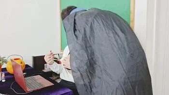 Dracula Fucks Blonde MILF Tutor With Big Tits And Big Ass