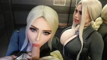 Blonde Russian Teen Neighbor Hardcore Public Elevator Fuck - Big Tits Blowjob & Facial