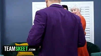 Dirty Secrets With DD White - Hot MILF Fucks Stepgrandson's Cock Hard