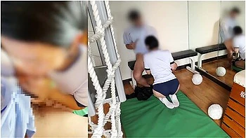 [amateur Creampie]sex With Cute Japanesecall Students To The Gym And Cum