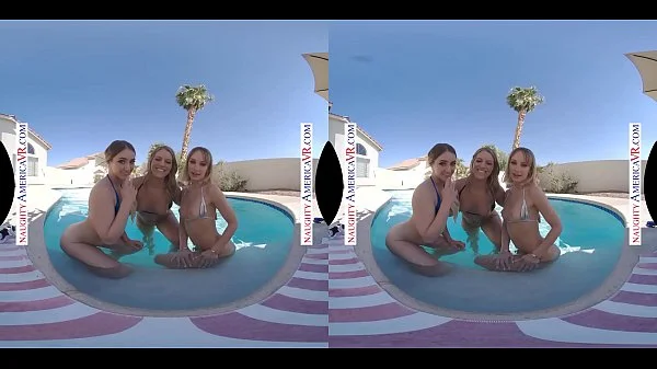 Naughty America - Candice Dare, Daisy Stone, & Kenzie Madison yearn for a foursome with you after school