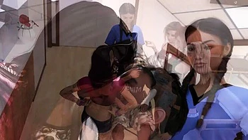 Anal Gang Bang with Hairy MILF and Teen Stepson in Sons of Analarchy 79