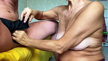 TaniaMilf Dominant Handjob Cumshot in Spandex - Big Cock Milking & Creampie