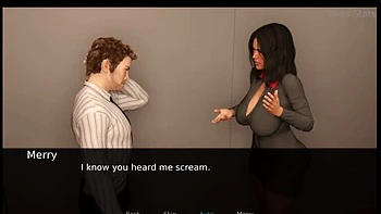 Merry Hot Wife Stuck in Elevator with Ben - Group Sex Adventure in 4K