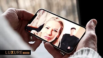 Busty Blonde MILF Threesome with Kristof Cale and Tommy Cabrio - Victoria Nova in Lingerie and Stockings