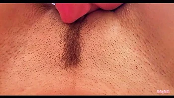 Juicy Stepsister Pussy Licking - Close Up Lick & Sucking Big Labia