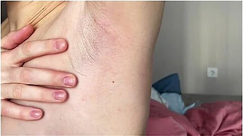 Shaves Hairy Armpits, Shows Shaved Armpits!