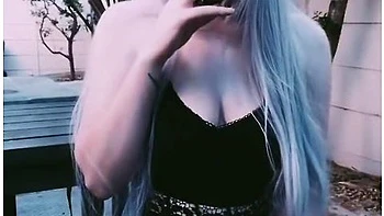 Horny Alternative Girl Smoker Shows Her Pussy (fetish)