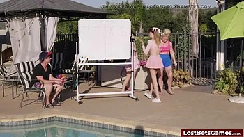 Wild Game Show Challenge with Evie Christian, Talulah Mae, Daisy Fox - Big Tits, Brunette, Teen Threesome Pressure