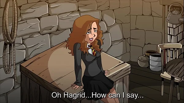 Fat man destroys teen pussy (Hagrid and Hermione)
