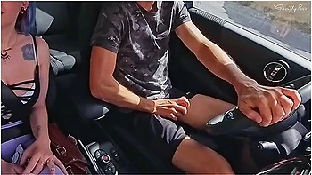 Free Ride For A Stranger Slut: Handjob Pay