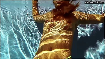 French Model Enjoys Herself Underwater With Anita Rover