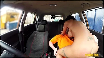 Posh Cheating Wife With Big Boobs Fucks Her Driving Instructor With Ryan Ryder And Princess Jasmin