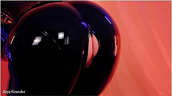 Latex Rubber Catsuit Compilation Video By Milf Fetish Model Arya Grander