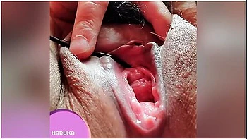 ひとりえっち10 溜まり溜まったまんこみるくかたんたんあふれてくる潮吹きも尿道にイヤフォンシャック責めハイフてスコスコ最後は吸引ハイフてクリ責めしてイくよ