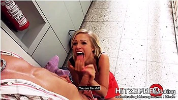 Risky Public Sex In College With Blonde Teen With Gabi Gold