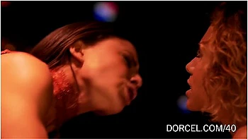 Hidden Pleasure - Sex On The Money Table With Cassie & Rose Valerie