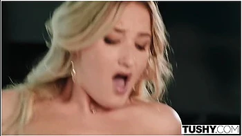 Cute Tight Blonde Chloe Gets Her Round Ass Filled Up