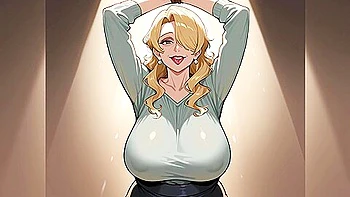 Blonde Gilf Hentai Porn