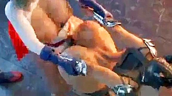 Car Toon - Huge Dick Goes Threesome