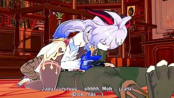 Ganyu De Genshin Impact Es Fol Da Muy Rico En La Oficina De Jeans With Verified Amateurs