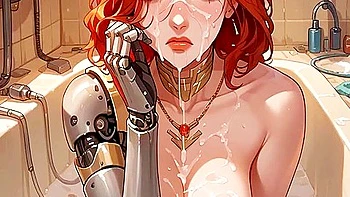 Car Toon In Sex Machine Robot-woman Ai Generated