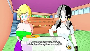 Car Toon In Hybrid Eroventures - Gohan Meeting Videls Hot Friend