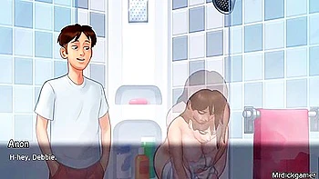 Summertime Saga Hot Milf Sex In Shower