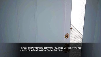 Dusklight Manor 1 - John Peeking Bathroom Where Audreys Seein...r Beautiful Half Nude Body In The Mirror In Different Poses