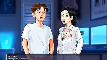 Summertimesaga Japanese Hot Teacher Fucking Student 18+