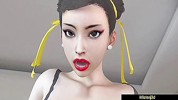 Chun Li And 3d Animated - Riding Her Male Partner