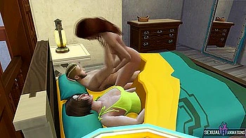 My Stepmother Cant Wake Up I Fuck My Stepbrother - Sexual Hot Animations