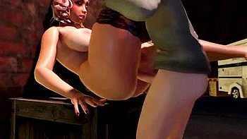 Lustful Stepson Fucked Futa Stepmom With Big Tits In A Dark Alley