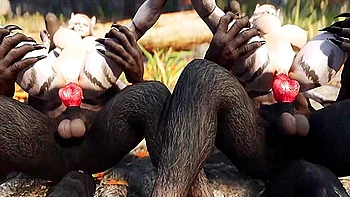 Two Catgirl Fake twin Step sisters Fucked By Two Werewolves 2