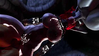 Two Futanari Elfs Fuck Juicy Redhead Warrior Babe 2