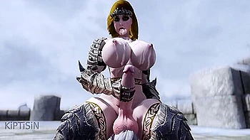 Two Sexy Curvy And Powerful Futanari Warriors Have Fun 3