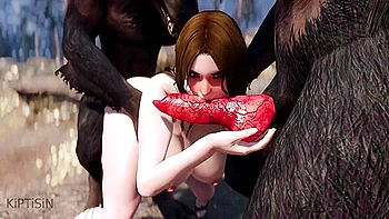 Juicy Curvy Milf Fucked By Dark Futanari Big Cock 1