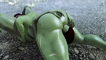 Two Muscular Curvy Orc Step sisters And Their Sex In The Rain 1