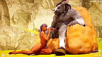 Maya Serves Her Minotaur Lord